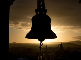 Bell in the Sunset
