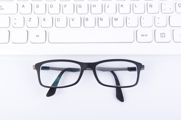 Glasses with keyboard