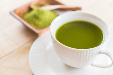 hot matcha