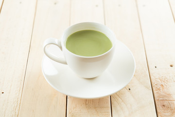 hot matcha latte