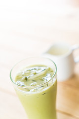 iced matcha latte