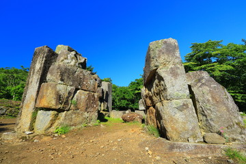 世界遺産　釜石市　橋野高炉跡　三番高炉