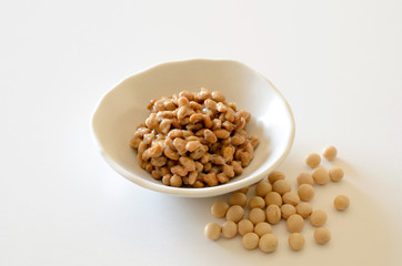 納豆と大豆