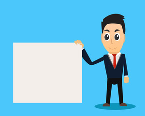 business man present copy space. 