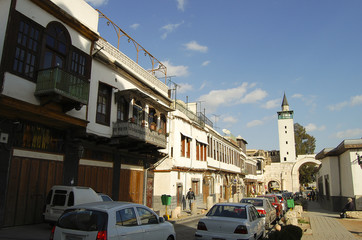 Plakat Street in Damascus - Syria (Before Civil War)