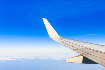 The wing aircraft in altitude during flight