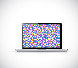 triangle shape pattern computer background