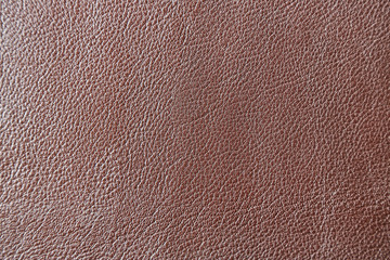 Brown leather texture with uneven surface