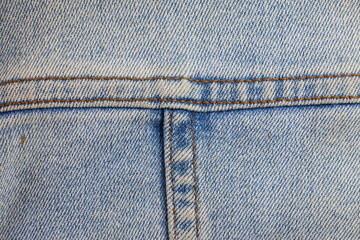Fragment of jeans texture background.