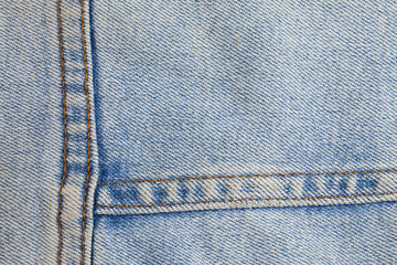 Fragment of jeans texture background.