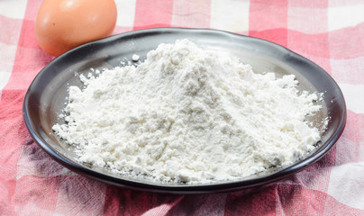 powder and egg