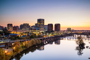 Obraz premium Downtown Richmond, Virginia skyline