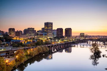 Fototapeten Downtown Richmond, Virginia skyline © f11photo
