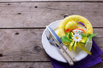 Easter table setting