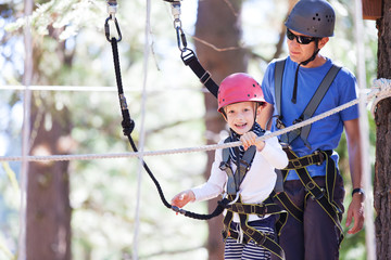 family at treetop park
