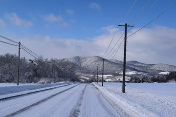 冬の道路