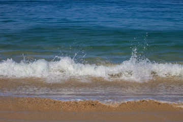 Moving of surf in the sea