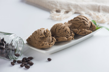coffee ice cream