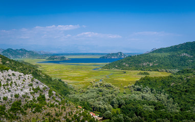 Obraz premium Skadar lake national park of Montenegro