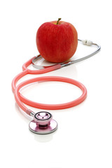 ヘルスケア/りんごと聴診器