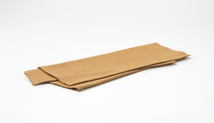 Brown cotton place mat