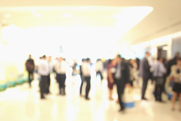 Obraz premium Blur of business Conference in the conference hall.