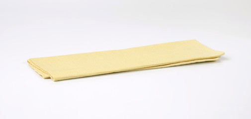 Beige cotton table mat