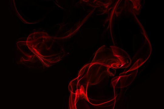 Red smoke cloud - Stock Image - F013/5821 - Science Photo Library
