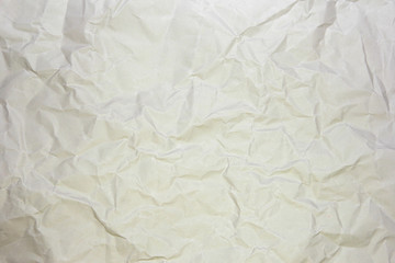 Crumpled recycle paper background and texture