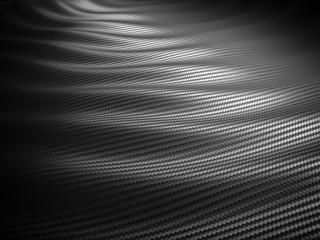  carbon fiber textured background, wave geometry. resistende technological material. 