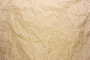 Obraz premium Crumpled recycle paper background and texture