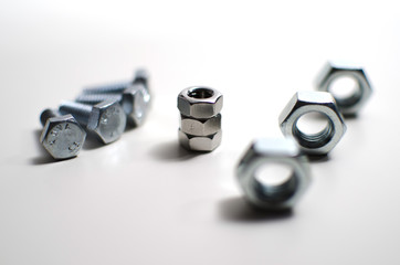metal nuts and bolts