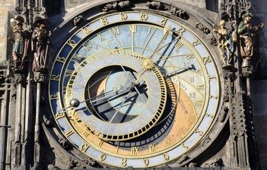 Old astronomy clock in Prague