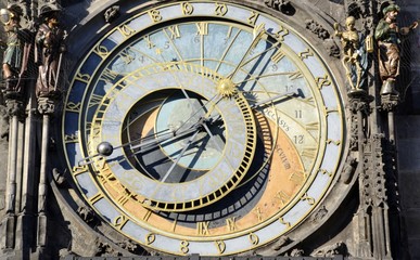 Old astronomy clock in Prague