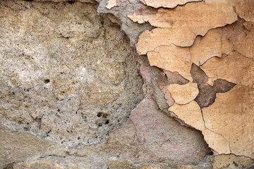 Abandoned stone wall