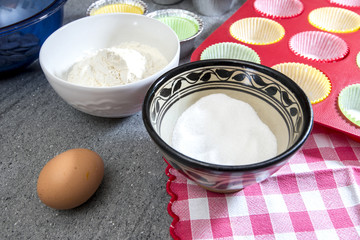Making Muffins Dough
