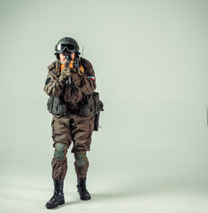 Special force soldier / strike ball player