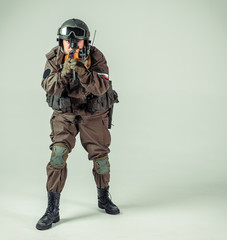 Special force soldier / strike ball player