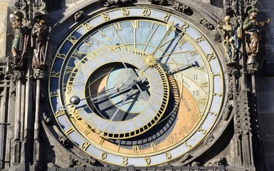 Old astronomy clock in Prague
