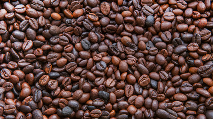 roasted coffee beans background