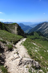 Wanderweg in Hinterstein