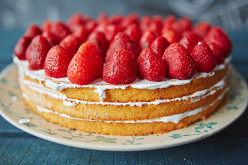 Strawberry cake