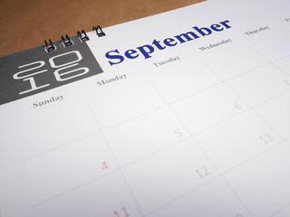 Obraz premium Calendar page 9