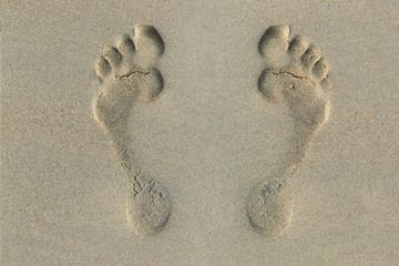 Footprint in the Sand