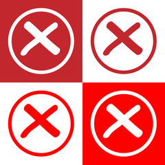 Obraz premium Delete sign Vector EPS10, Great for any use.