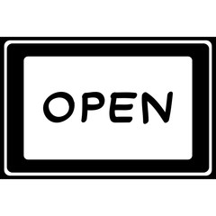 Open icon symbol Vector EPS10, Great for any use.