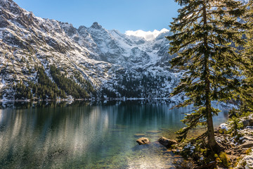 Morskie Oko, górski staw, Rysy © kabat