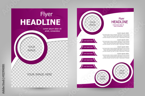 Quot Vector Flyer Template Design Quot Stock Image And Royalty Free Vector Files On Fotolia Com Pic Blank Flyer Templates