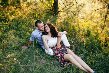 Young couple in love