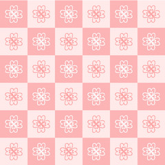Pink floral vector background Vector EPS10, Great for any use.